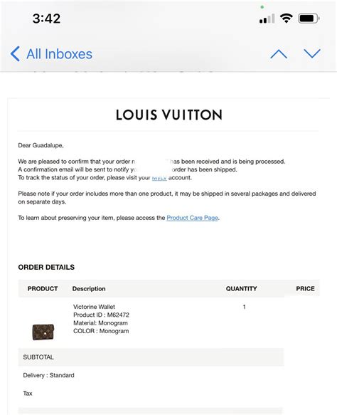 louis vuitton order status|us louis vuitton order tracking.